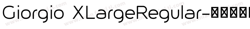 Giorgio XLargeRegular字体转换
